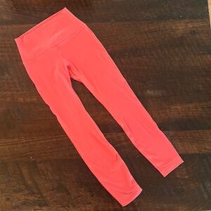 lululemon Align High-Rise Pale Raspberry Leggings 25" Size 4